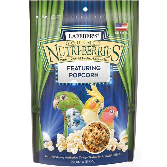 Cockatiel Popcorn Nutri-Berries Treats 4oz