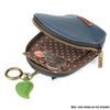 CHALA MINI COINPURSE KEYCHAIN - HUMMINGBIRD A