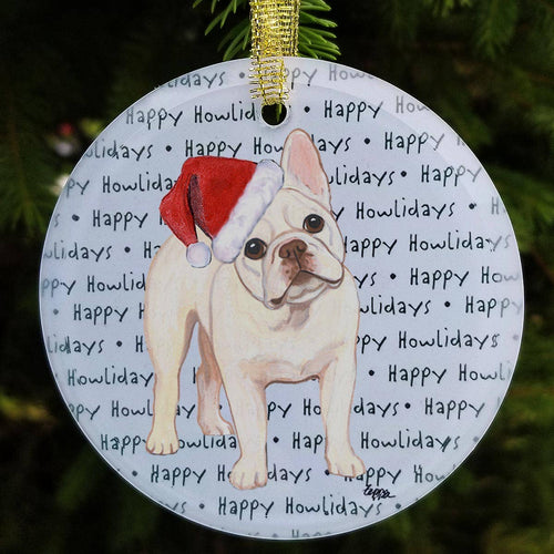 French Bulldog Christmas Ornament