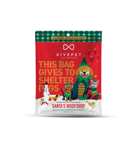 Santa's Woofshop Baked Dog Biscuits - 6oz Bag