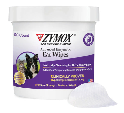 ZYMOX Advanced Enzymatic Ear Wipes - 100ct