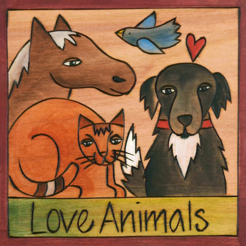 All Creatures Great and Small Wall Plaque - 6x6