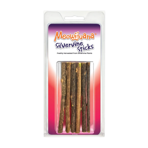 MEOWIJUANA Silvervine Sticks - 6 Pack