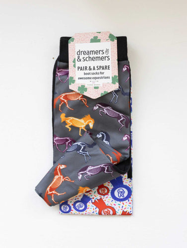 The Pony Island Horse Skeletons Pair & a Spare Socks