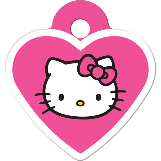 Hello Kitty Dog Tag Small Heart