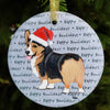 Welsh Corgi Pembroke Christmas Ornament