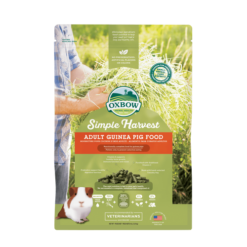 OXBOW SIMPLE HARVEST ADULT GUINEA PIG FOOD -  4LB