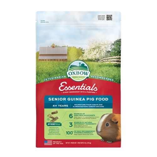 OXBOW ESSENTIALS SENIOR GUINEA PIG FOOD - 4LB