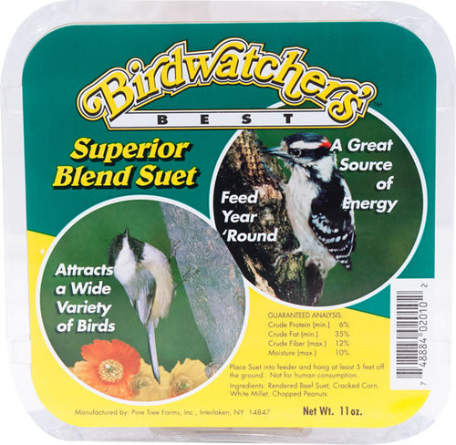 Pine Tree Farms Birdwatcher's Best Wild Bird Suet Superior Blend - 1 Each