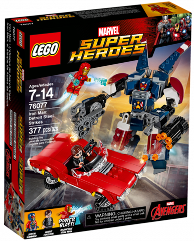 LEGO® Marvel Iron Man: Detroit Steel Strikes - 76077