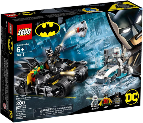 LEGO® DC Comics Mr. Freeze Batcycle Battle - 76118