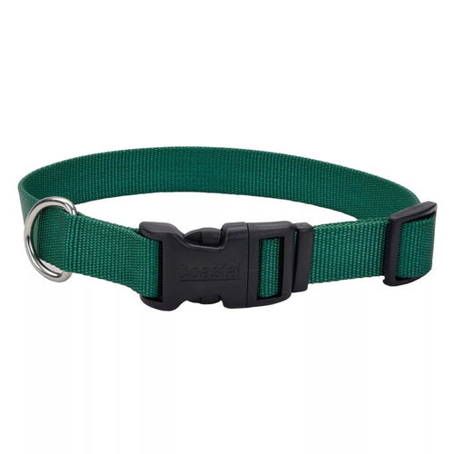 Coastal Medium 3/4 14-20 Adjustable Dog Collar with Plastic Buckle