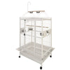 36x28 PlayTop Bird Cage - White