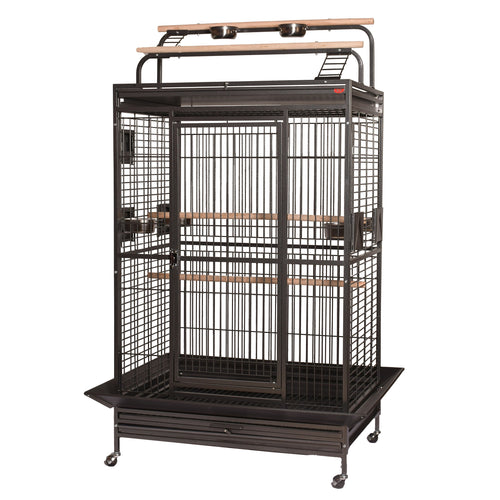 40x30 Playtop Bird Cage - Black