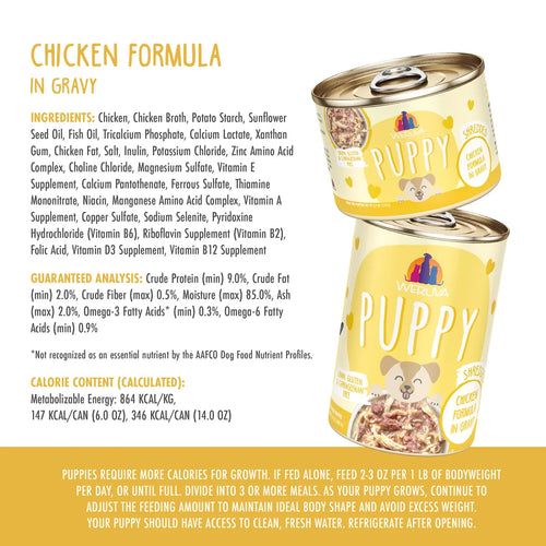Weruva Puppy  Chicken Formula in Gravy - 14oz