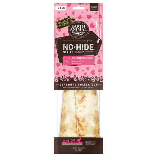 No-Hide® Seasonal Collection Strawberries & Cream 4 Pack Strips