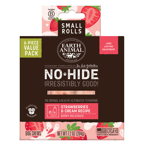 No-Hide® Strawberries & Cream 4 Rolls - Value Box of Six