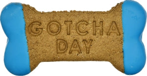 Blue Dipped "GOTCHA DAY" Dog Cookie