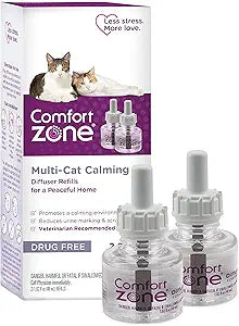 Comfort Zone Multi Cat Calming Diffuser Refills: 2 Pack