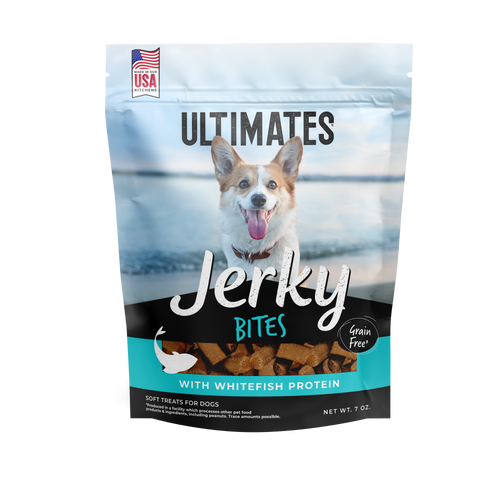 Ultimates Whitefish Bites Jerky Treats for Dogs - 7oz