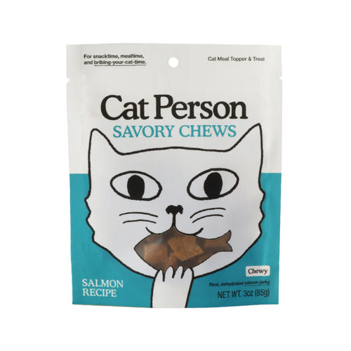 Cat Person Salmon Savory Chews Cat Treats