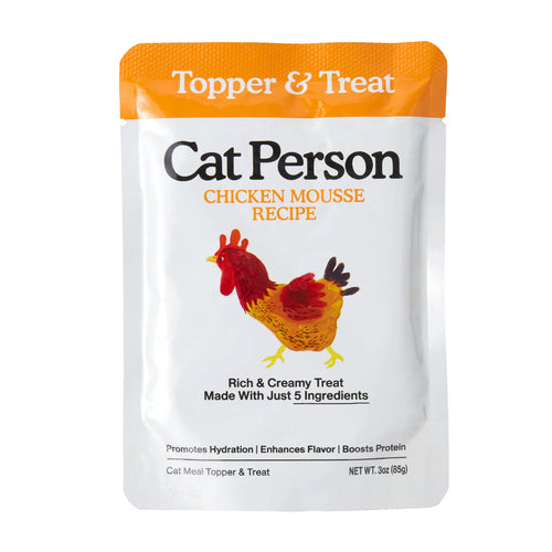 Cat Person Chicken Mousse Topper & Treat - 3oz