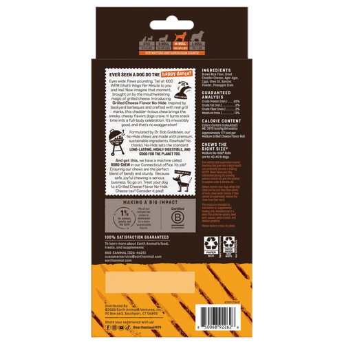 Earth Animal No-Hide® Grilled Cheese Rolls - 3 Count Value Pack