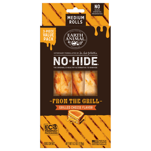 Earth Animal No-Hide® Grilled Cheese Rolls - 3 Count Value Pack