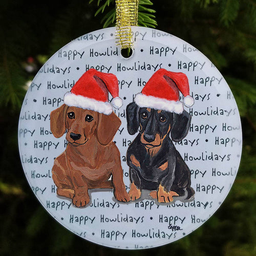 Dachshund Christmas Ornament