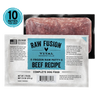 Vital Essentials Frozen Raw Fusion Beef Recipe Dog Food Patties - 4.7lb