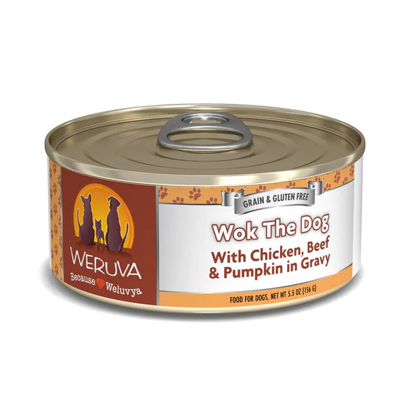 WERUVA WOK THE DOG, WET DOG FOOD 5.5oz