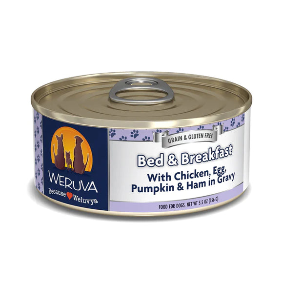 WERUVA BED BREAKFAST 5.5oz. WET DOG FOOD