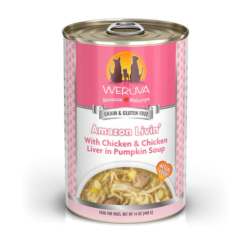 WERUVA AMAZON LIVIN' 14oz. WET DOG FOOD