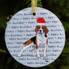 Beagle Christmas Ornament