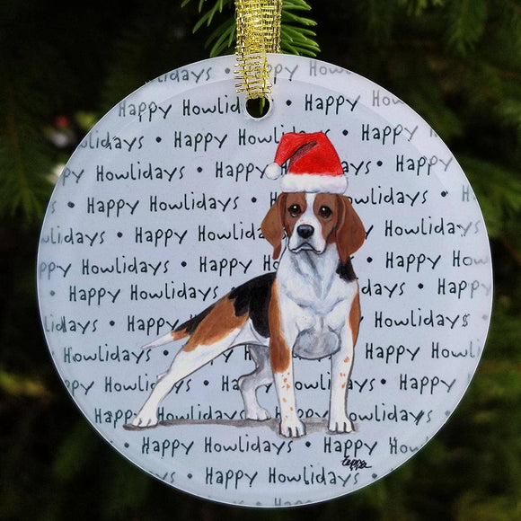 Beagle Christmas Ornament