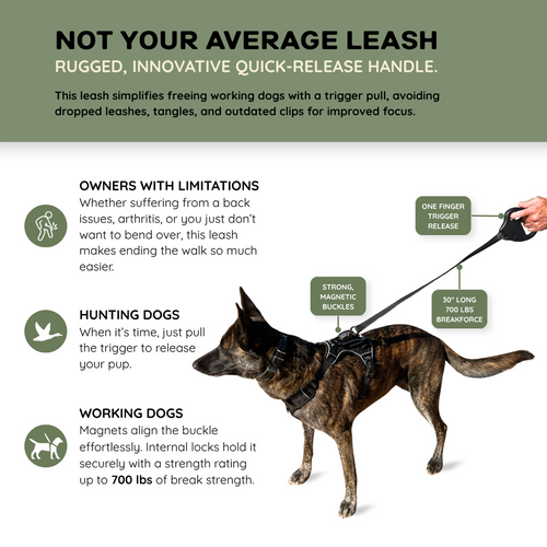 Magnepup K9 Quick Release Leash