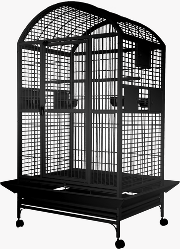 36x28 DomeTop Bird Cage - Black