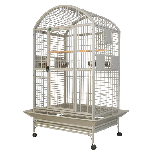 36x28 Extra Large Dome Top Bird Cage, Platinum