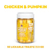 Weruva Puddy Pops! Lickable Chicken & Pumpkin Cat Treat - Tub of 50
