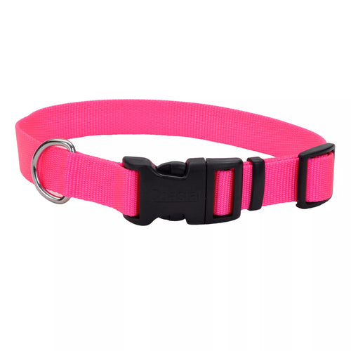 Coastal Medium 3/4 14-20 Adjustable Dog Collar with Plastic Buckle