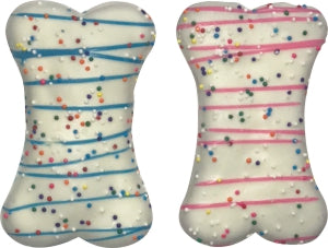 Hand Decorated 3.5 Iced Dog Bone Cookie