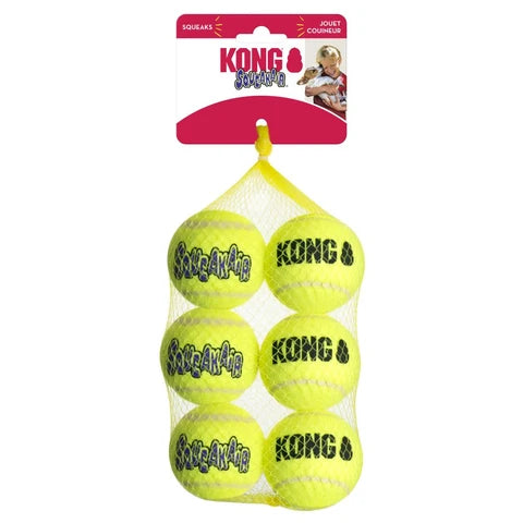 KONG SqueakAir Balls 6 Pack - Medium