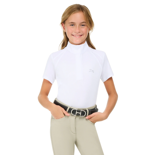 R.J. Classics Ava Jr. Short Sleeve White Show Shirt
