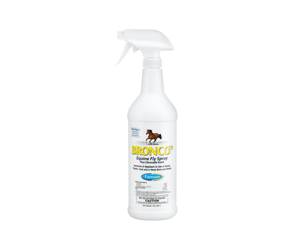 Broncoᵉ Equine Fly Spray Plus Citronella Scent 32oz.