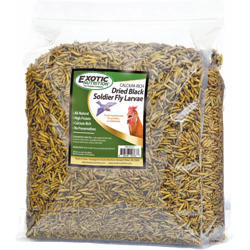 Dried Black Soldier Fly Larvae - 5lb