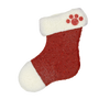 Hand Decorated Stocking Dog Cookie