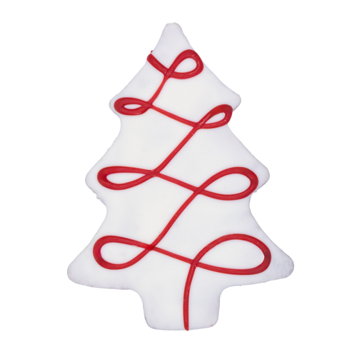 Hand Decorated Christmas Tree Dog Cookie - Assorted Designs