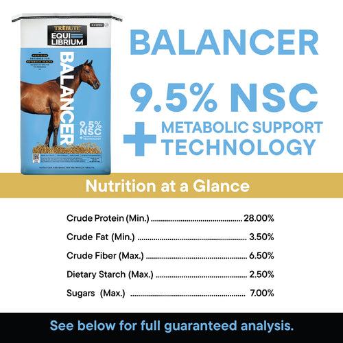 TRIBUTE Equi-Librium™ Balancer Horse Food - 50lb
