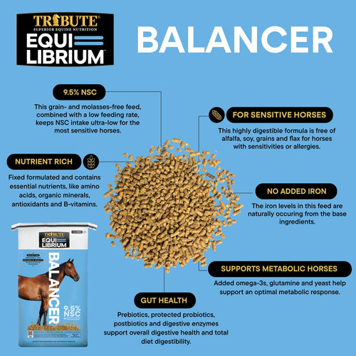 TRIBUTE Equi-Librium™ Balancer Horse Food - 50lb