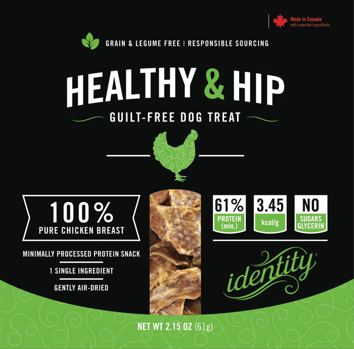 Identity Healthy & Hip 100% Pure Air-Dried Chicken Breast Dog Treats